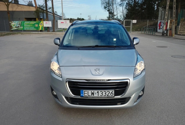 Peugeot 5008 cena 30500 przebieg: 208000, rok produkcji 2015 z Tuszyn małe 191